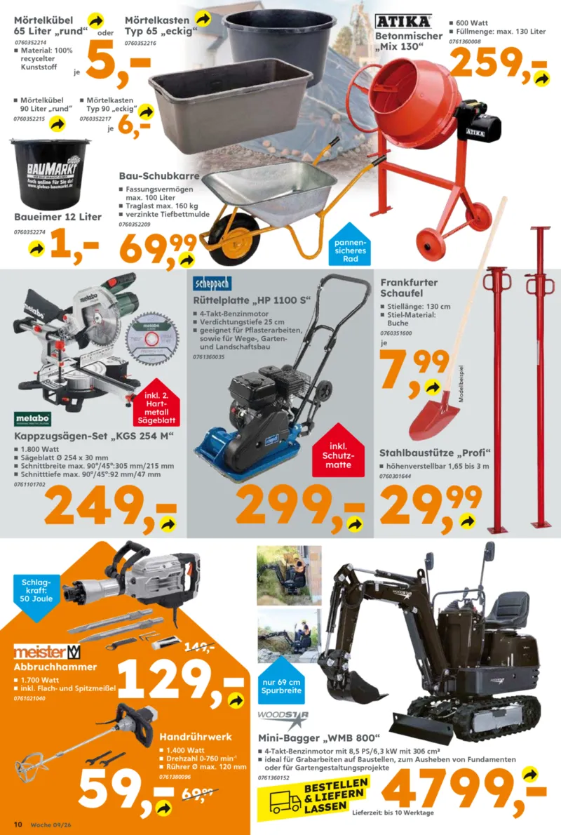 Globus Baumarkt Prospekt vom 23.02.2026, Seite 10