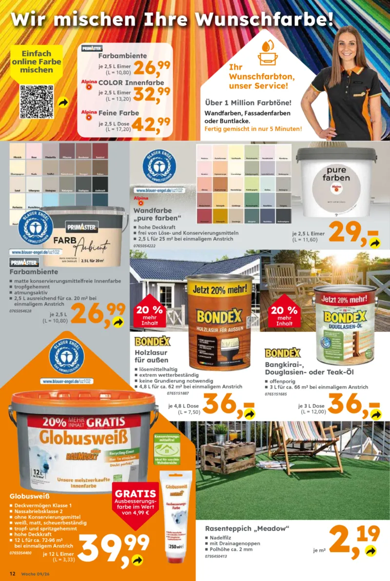 Globus Baumarkt Prospekt vom 23.02.2026, Seite 12