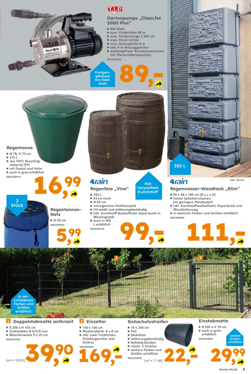 Globus Baumarkt Prospekt vom 23.02.2026, Seite 9