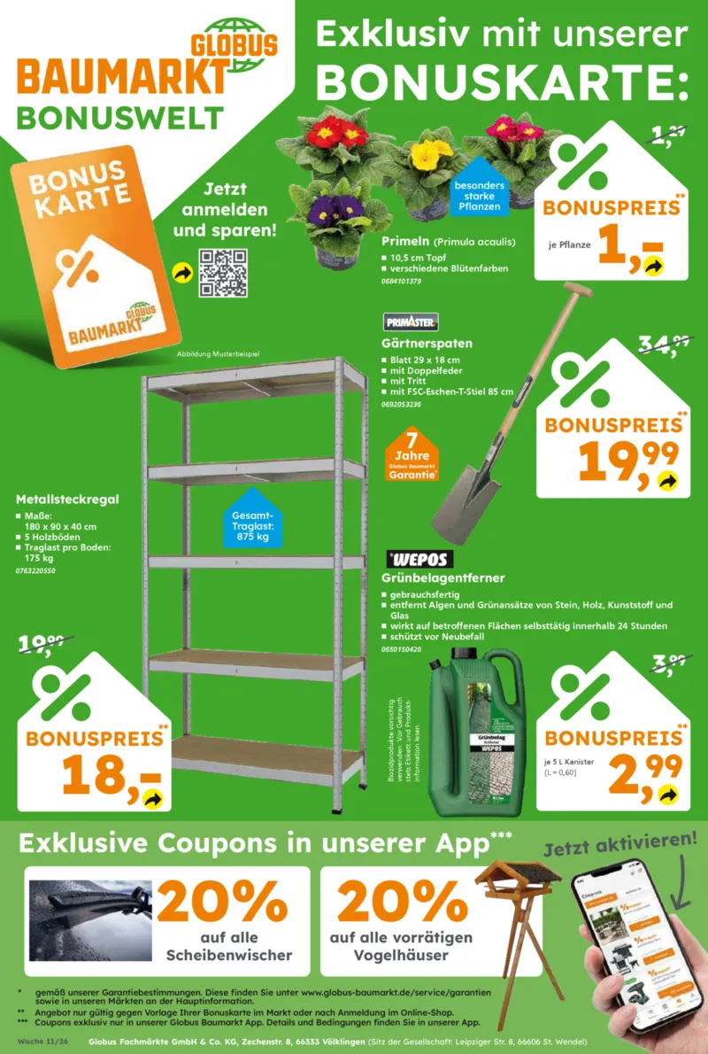 Globus Baumarkt Prospekt vom 09.03.2026, Seite 17