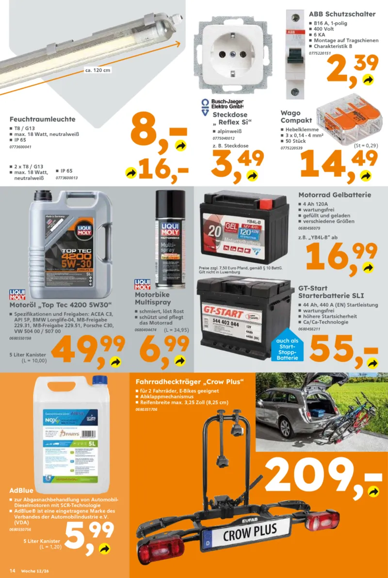 Globus Baumarkt Prospekt vom 16.03.2026, Seite 14