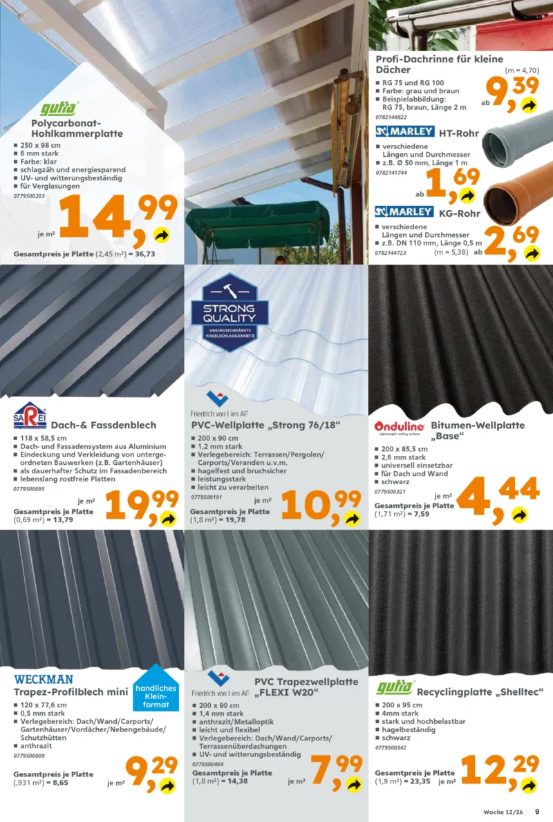 Globus Baumarkt Prospekt vom 16.03.2026, Seite 9