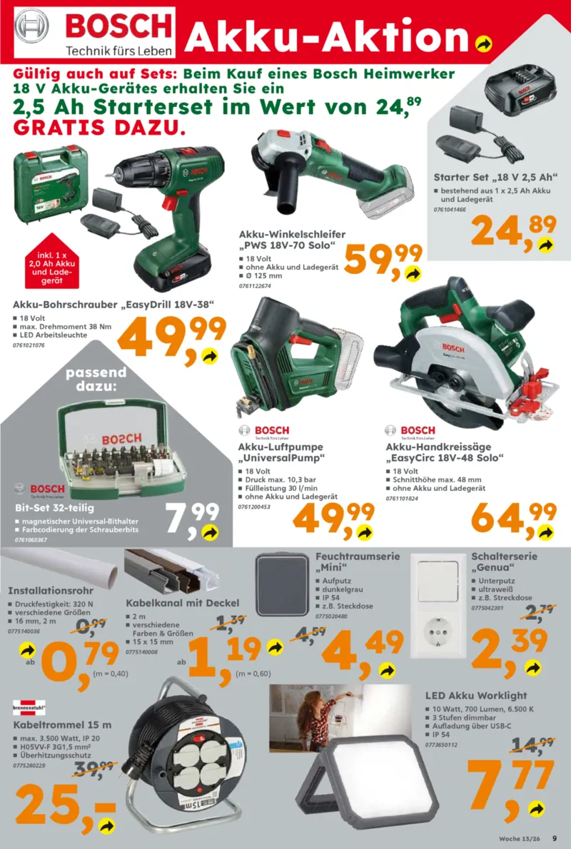 Globus Baumarkt Prospekt vom 23.03.2026, Seite 9