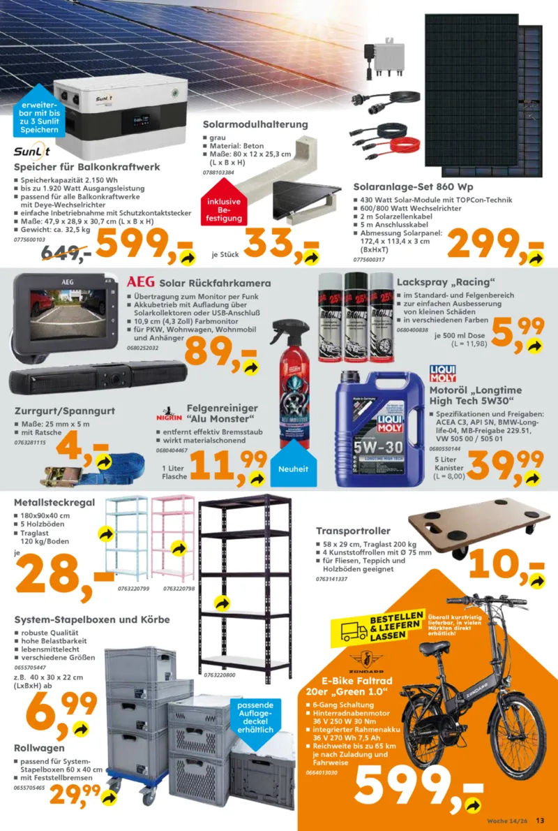 Globus Baumarkt Prospekt vom 30.03.2026, Seite 13