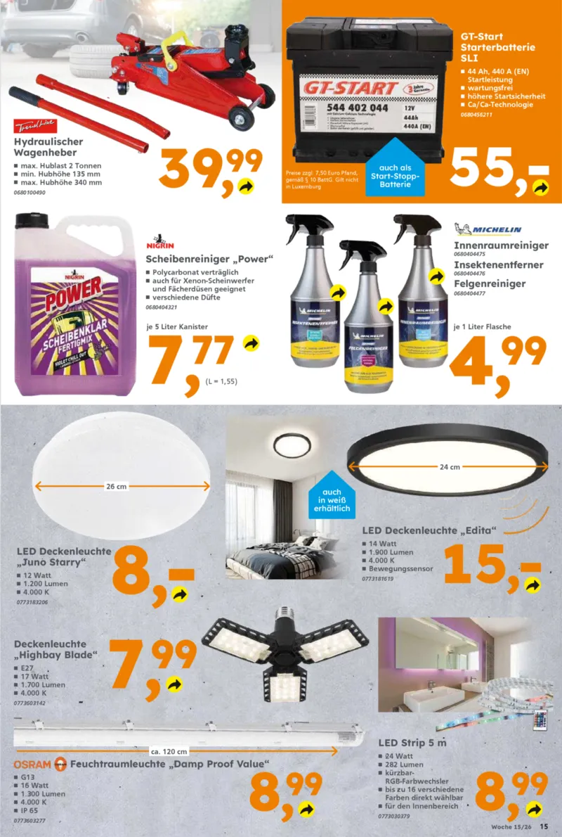 Globus Baumarkt Prospekt vom 07.04.2026, Seite 15