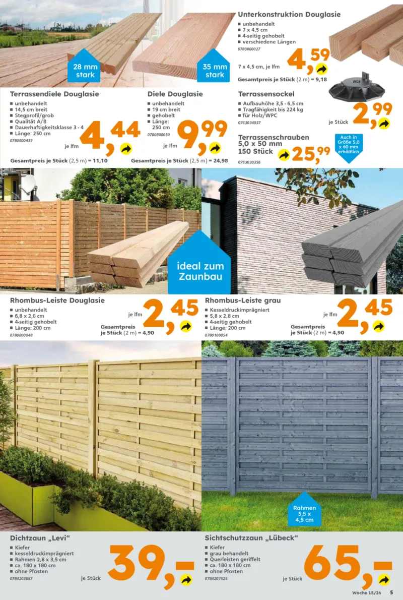 Globus Baumarkt Prospekt vom 07.04.2026, Seite 5