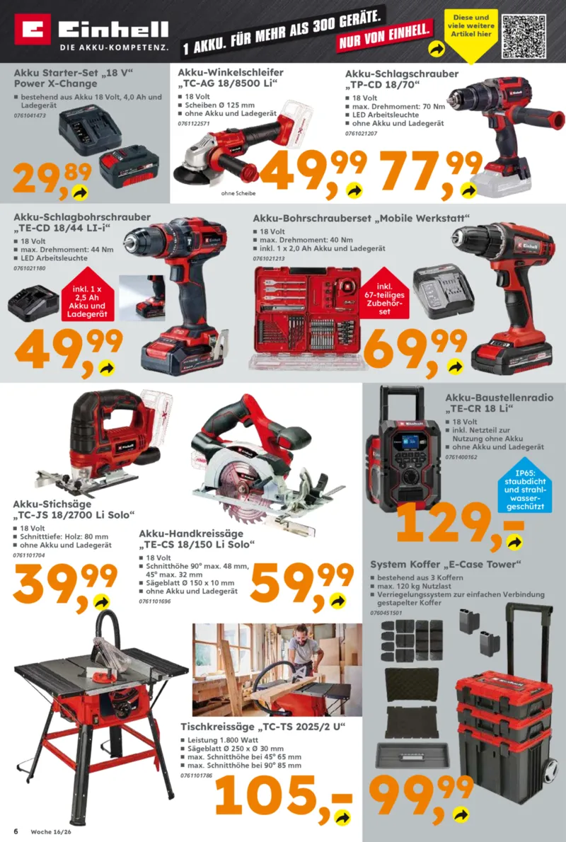 Globus Baumarkt Prospekt vom 13.04.2026, Seite 6