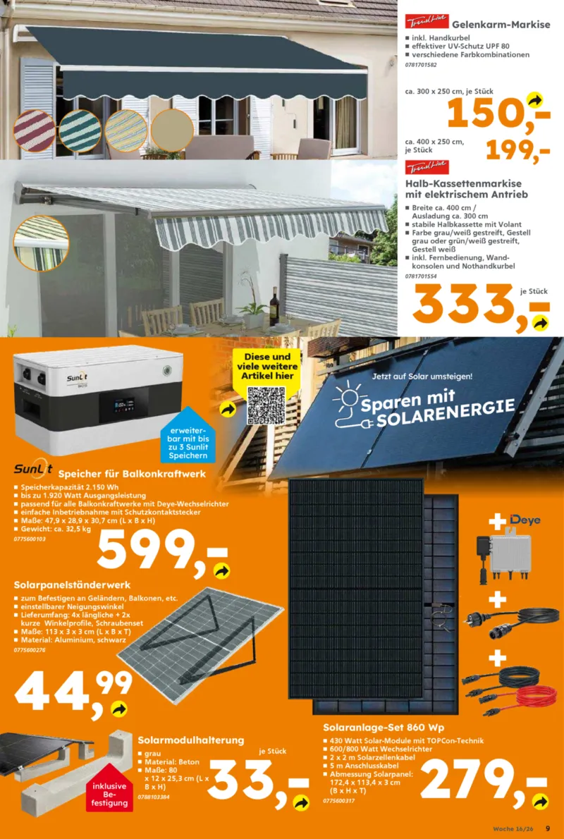 Globus Baumarkt Prospekt vom 13.04.2026, Seite 9