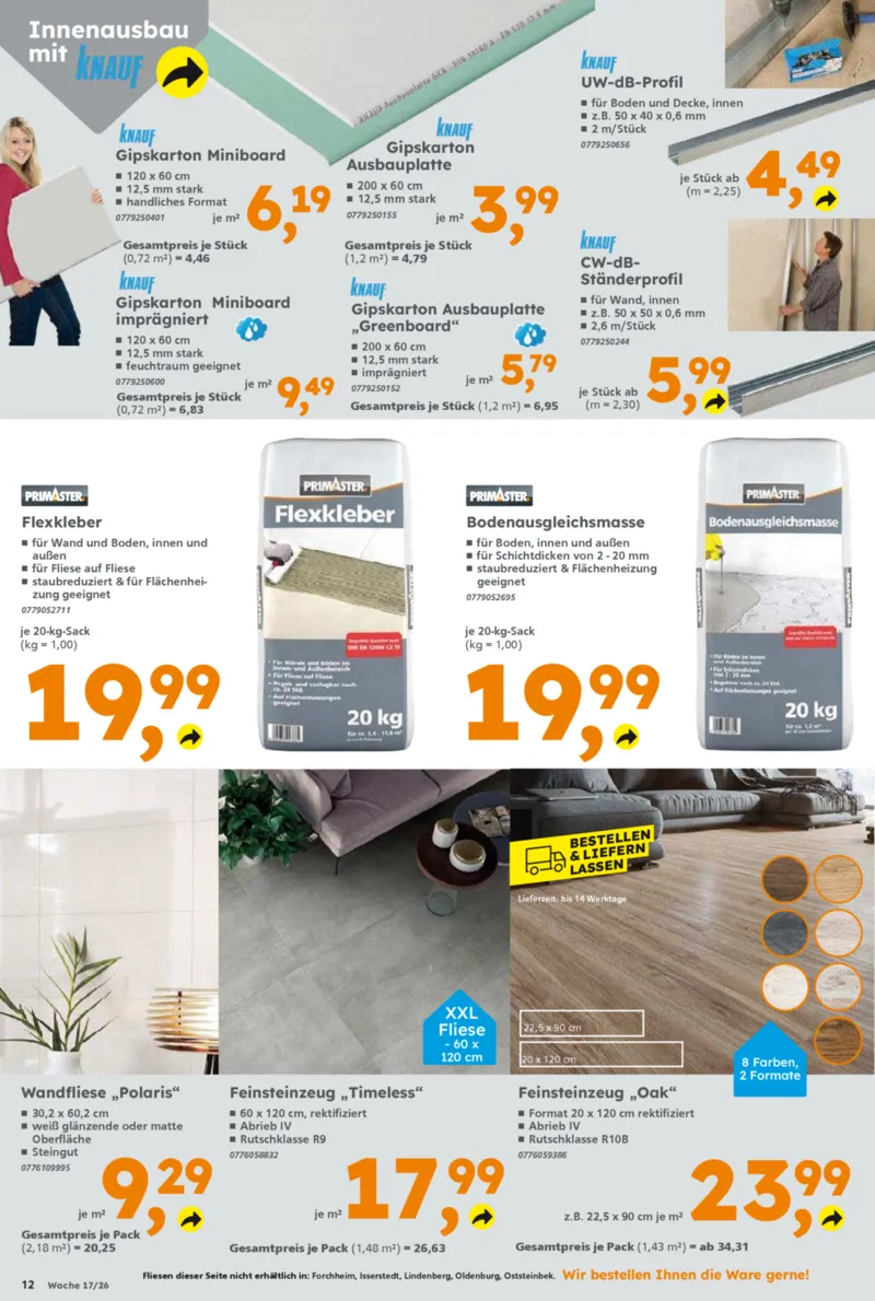 Globus Baumarkt Prospekt vom 20.04.2026, Seite 12