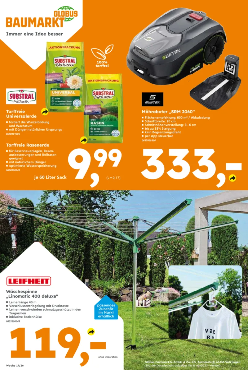 Globus Baumarkt Prospekt vom 20.04.2026, Seite 16