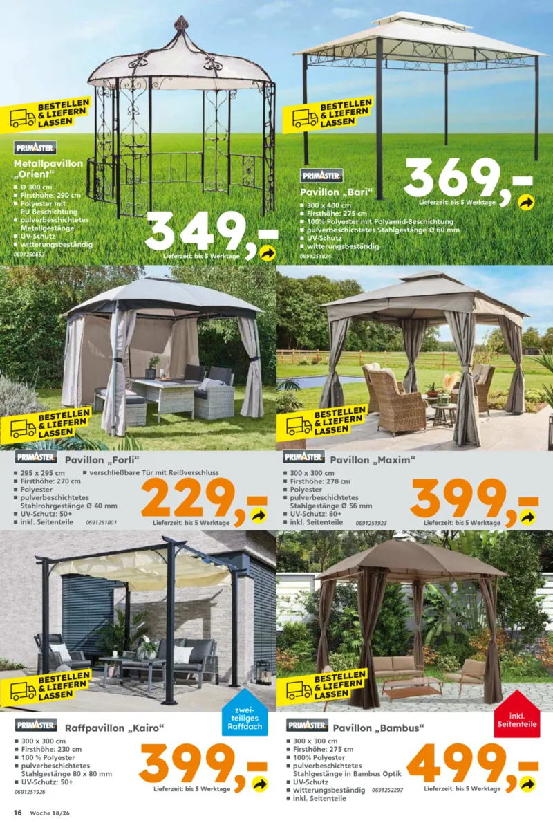 Globus Baumarkt Prospekt vom 27.04.2026, Seite 16