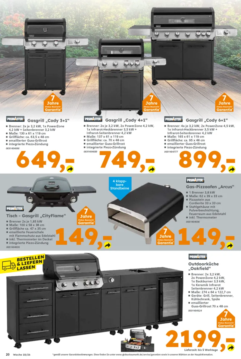 Globus Baumarkt Prospekt vom 27.04.2026, Seite 20