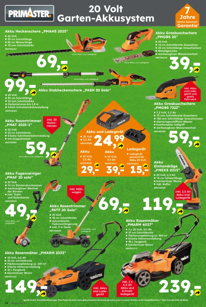 Globus Baumarkt Prospekt vom 27.04.2026, Seite 24
