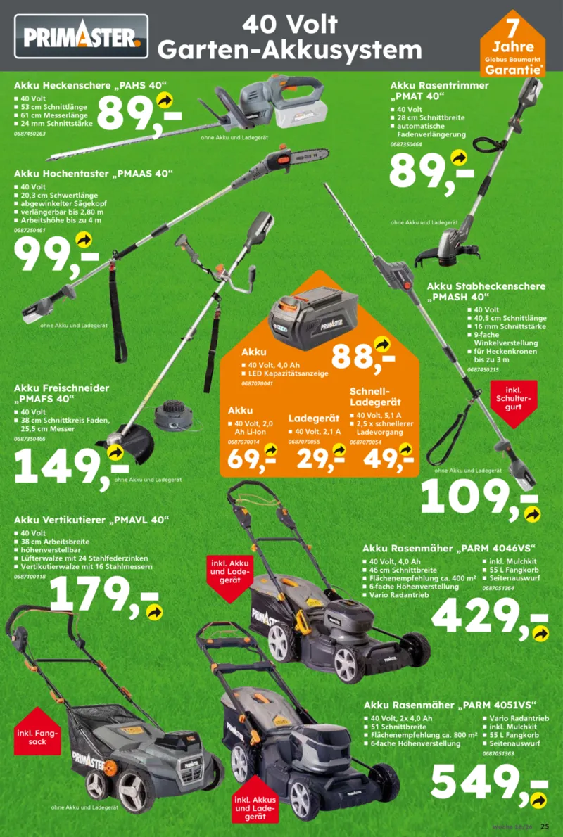 Globus Baumarkt Prospekt vom 27.04.2026, Seite 25