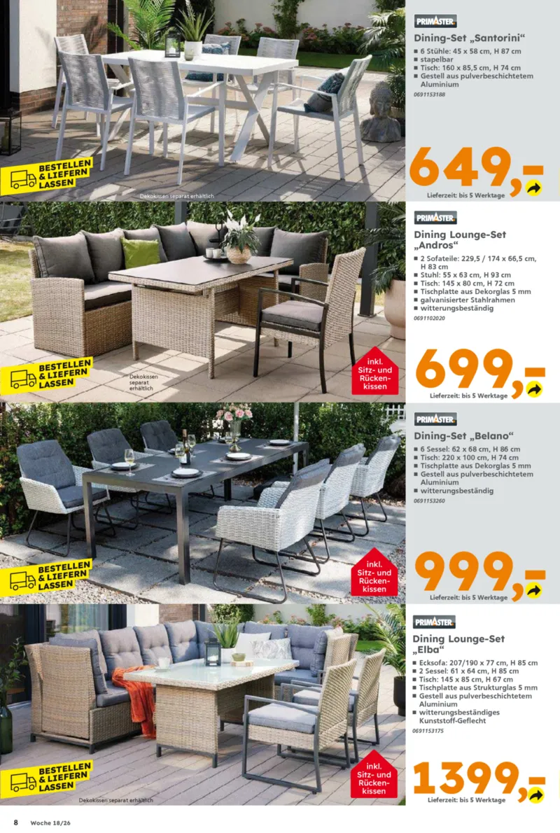 Globus Baumarkt Prospekt vom 27.04.2026, Seite 8