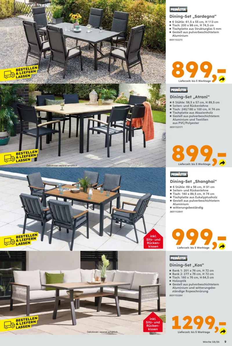 Globus Baumarkt Prospekt vom 27.04.2026, Seite 9