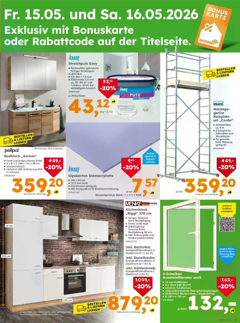 Globus Baumarkt Prospekt vom 15.05.2026, Seite 3
