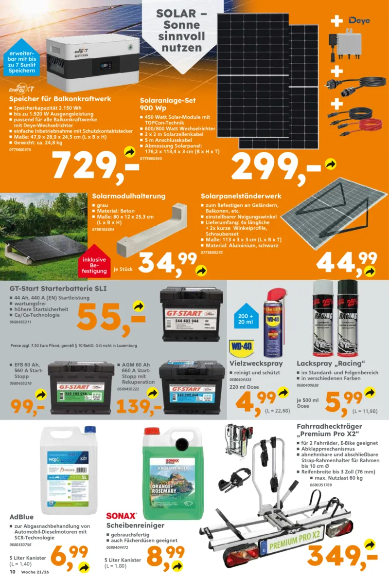 Globus Baumarkt Prospekt vom 18.05.2026, Seite 10