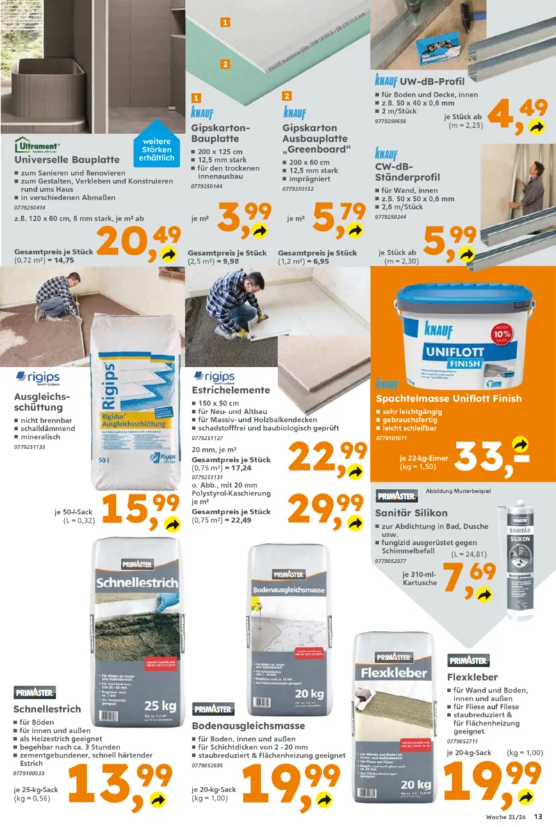 Globus Baumarkt Prospekt vom 18.05.2026, Seite 13