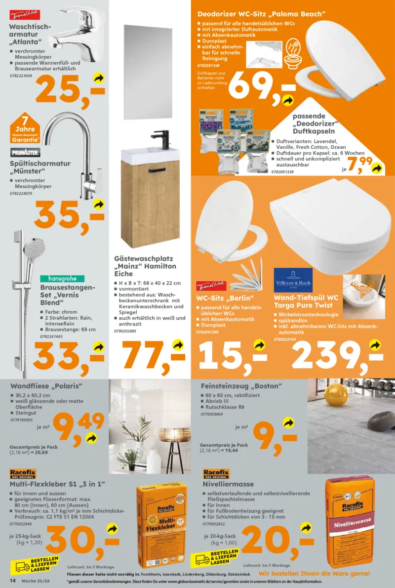 Globus Baumarkt Prospekt vom 18.05.2026, Seite 14