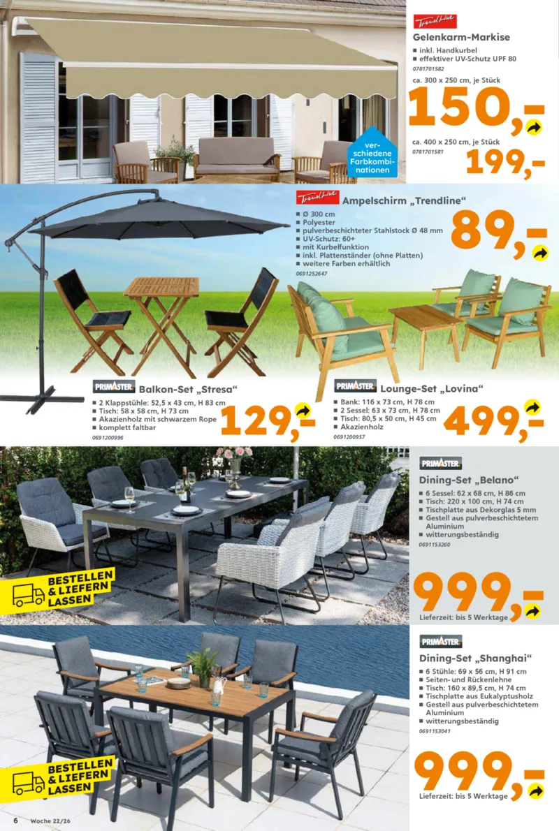 Globus Baumarkt Prospekt vom 26.05.2026, Seite 6
