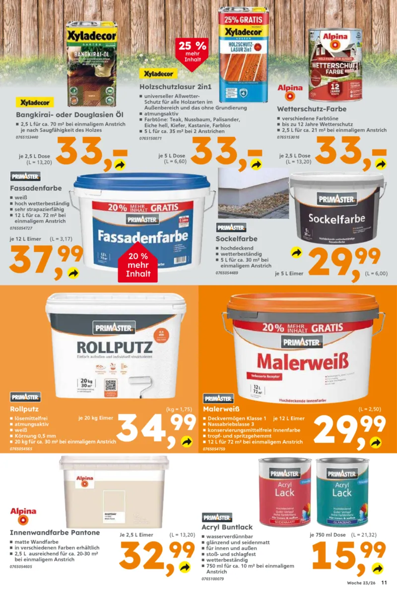 Globus Baumarkt Prospekt vom 01.06.2026, Seite 11