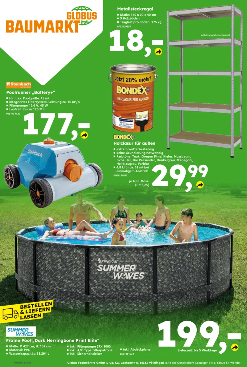 Globus Baumarkt Prospekt vom 08.06.2026, Seite 12