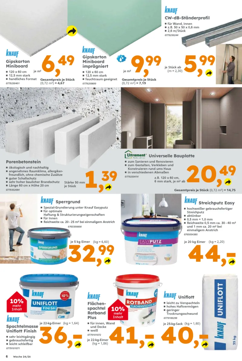 Globus Baumarkt Prospekt vom 08.06.2026, Seite 6