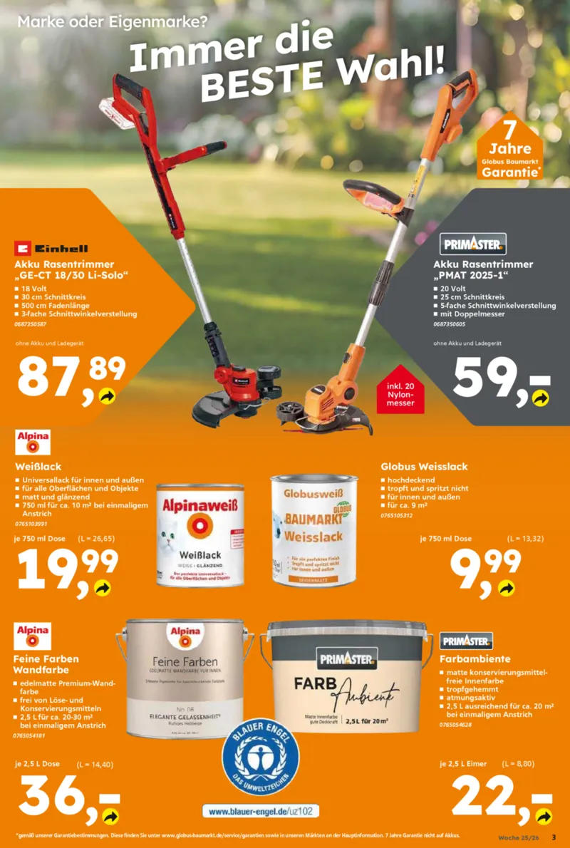 Globus Baumarkt Prospekt vom 15.06.2026, Seite 3