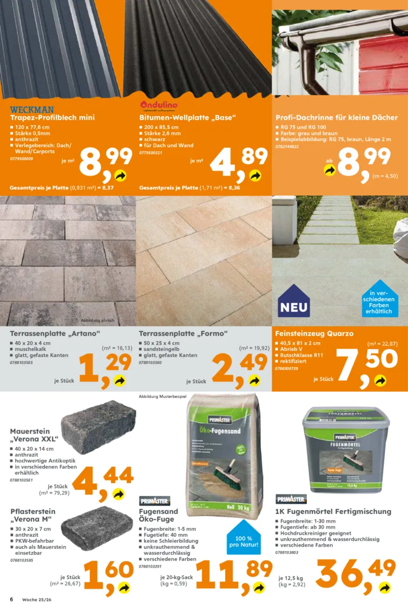 Globus Baumarkt Prospekt vom 15.06.2026, Seite 6