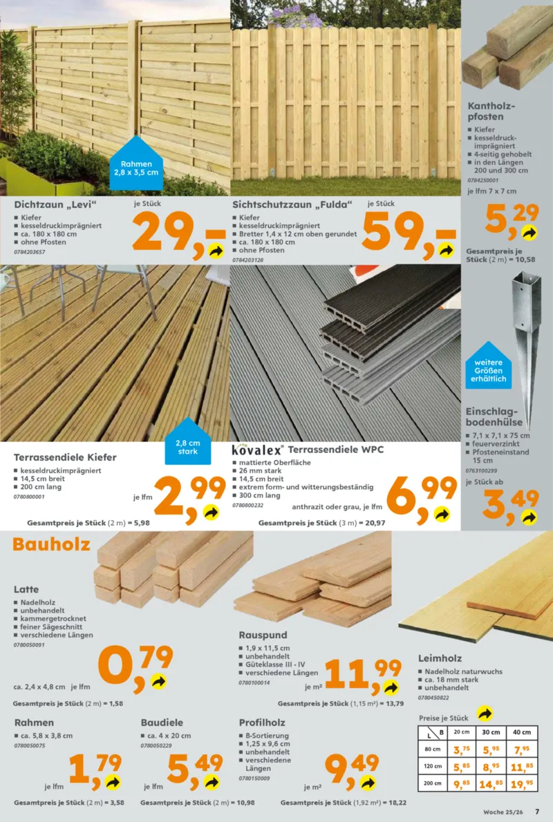 Globus Baumarkt Prospekt vom 15.06.2026, Seite 7