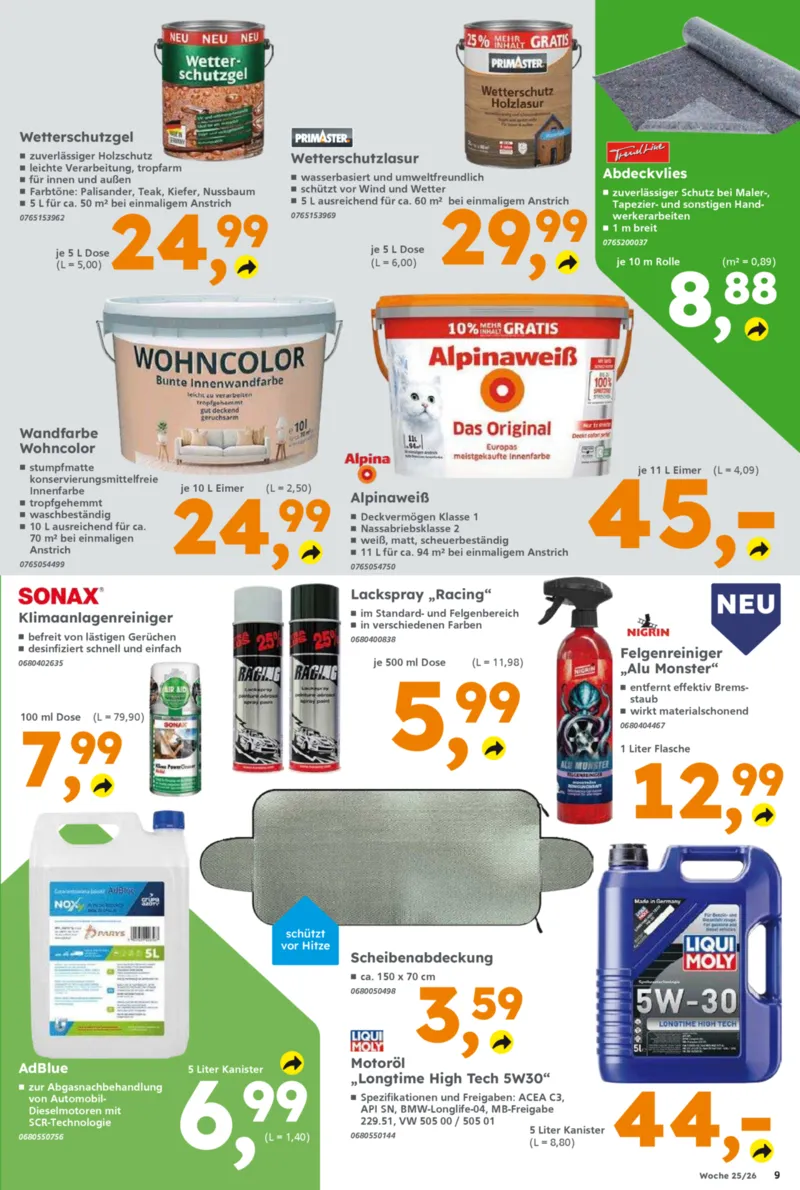 Globus Baumarkt Prospekt vom 15.06.2026, Seite 9