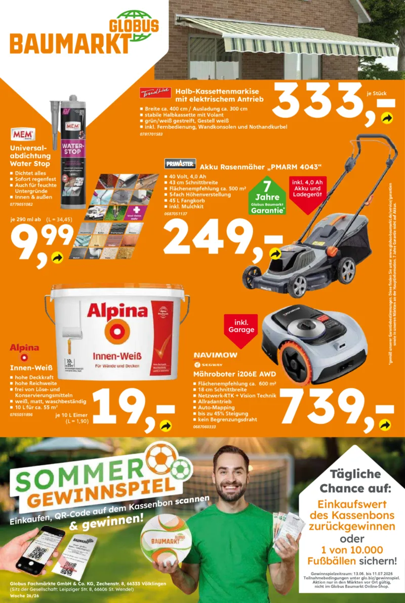 Globus Baumarkt Prospekt vom 22.06.2026, Seite 12
