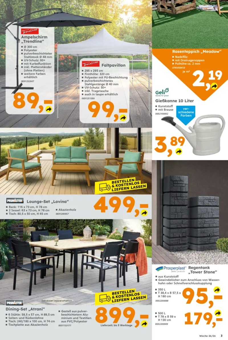 Globus Baumarkt Prospekt vom 22.06.2026, Seite 3