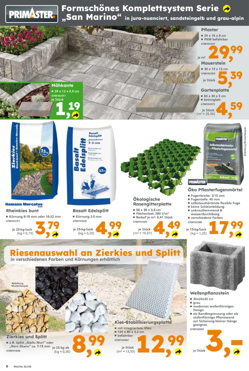 Globus Baumarkt Prospekt vom 22.06.2026, Seite 6