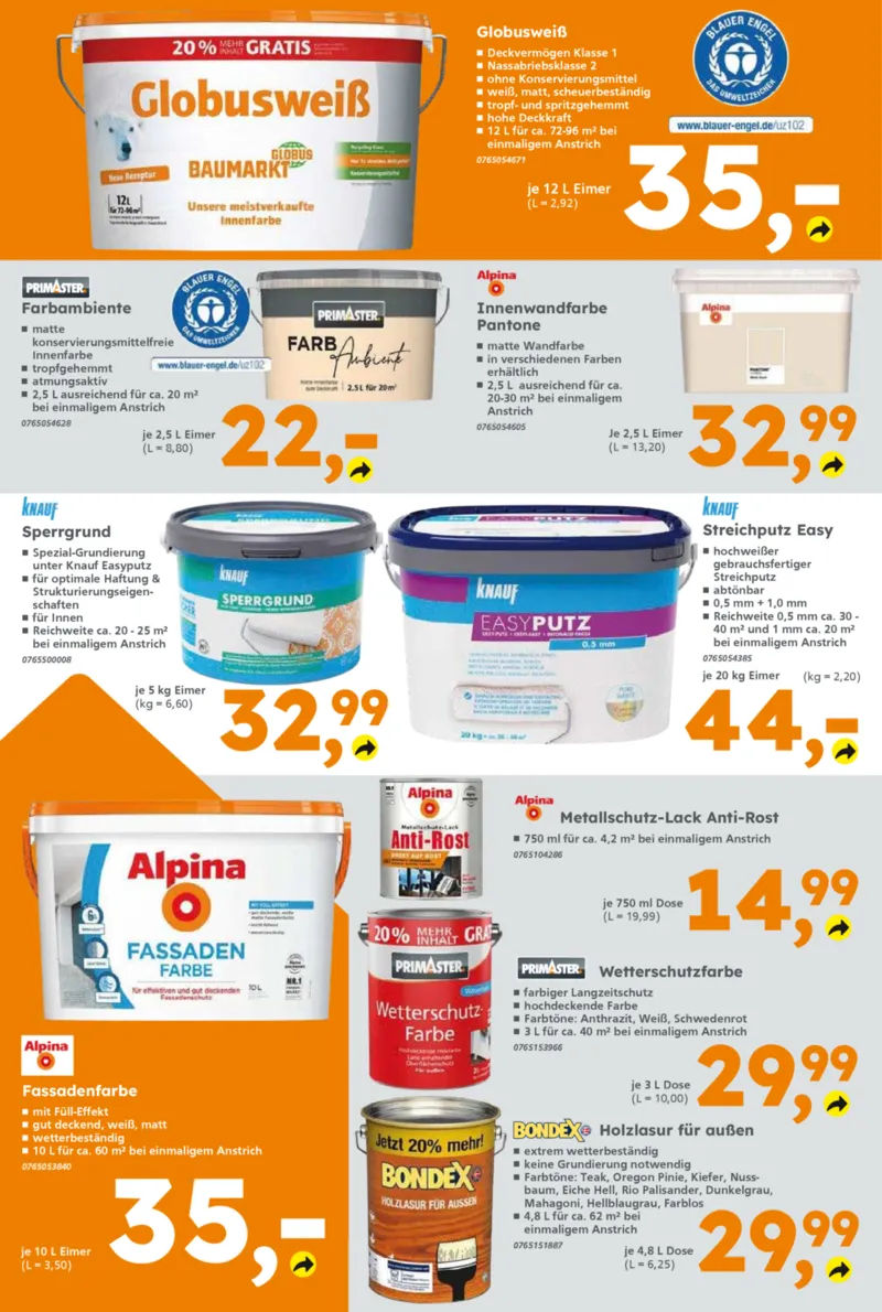 Globus Baumarkt Prospekt vom 29.06.2026, Seite 10