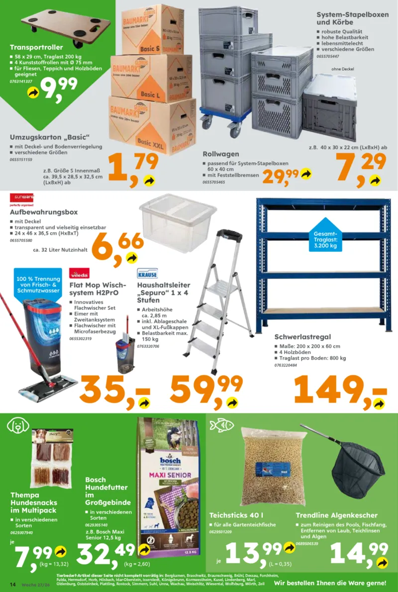 Globus Baumarkt Prospekt vom 29.06.2026, Seite 14