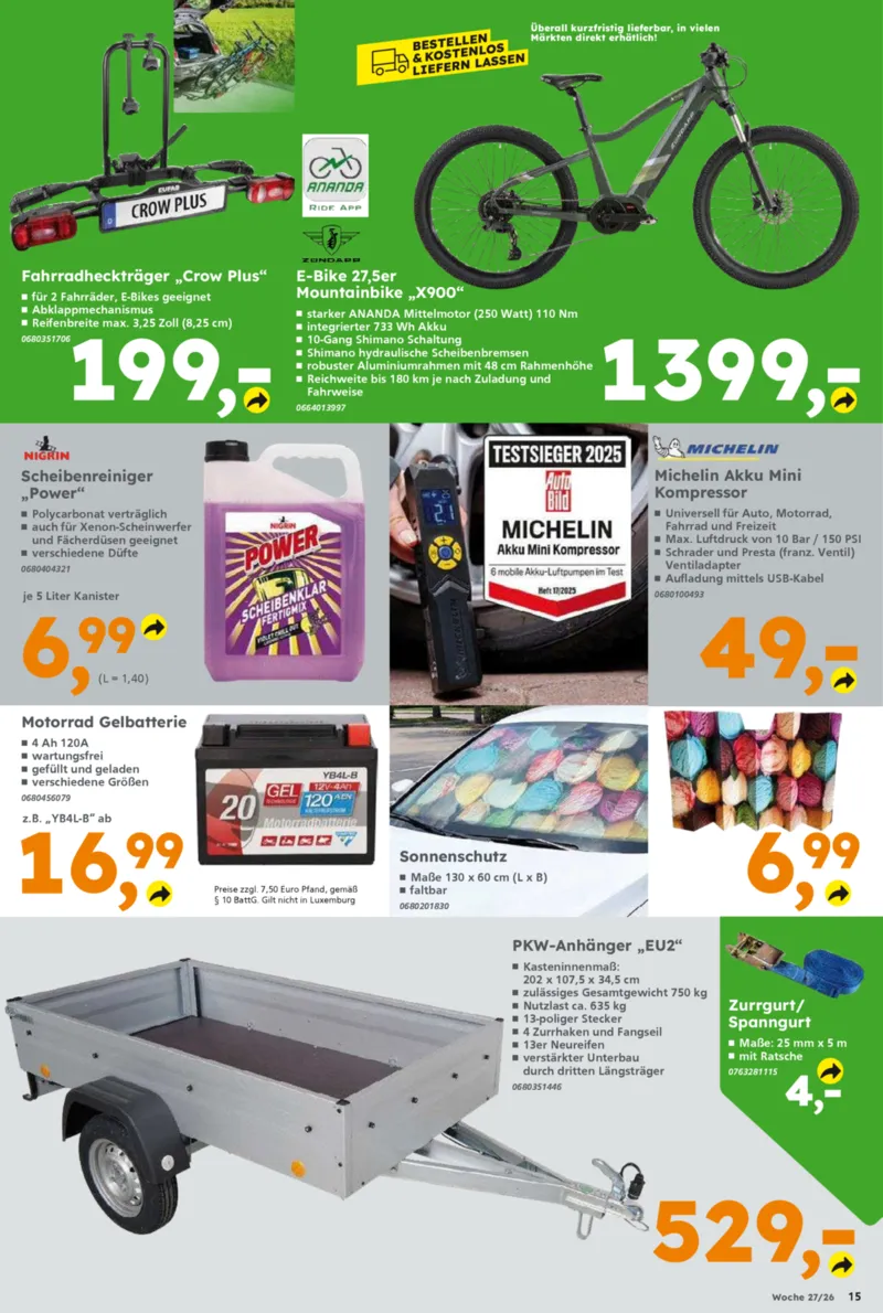 Globus Baumarkt Prospekt vom 29.06.2026, Seite 15