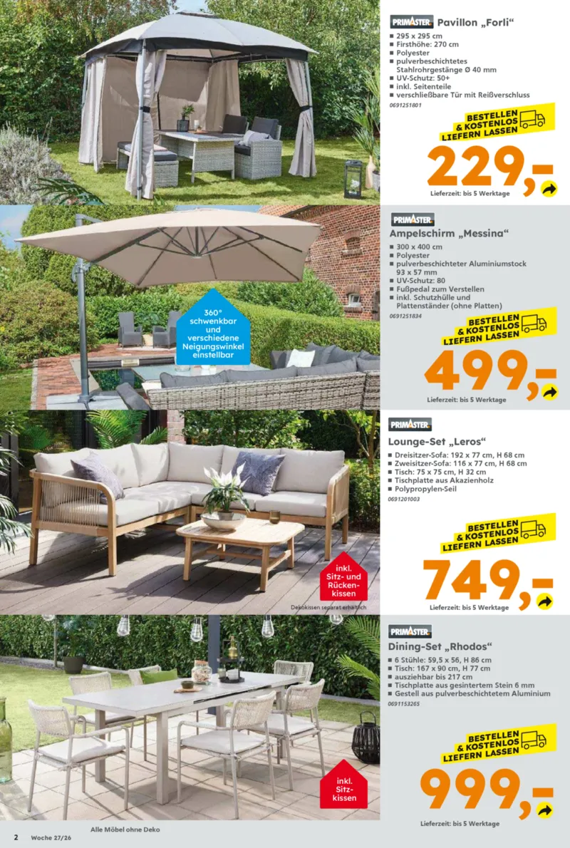 Globus Baumarkt Prospekt vom 29.06.2026, Seite 2