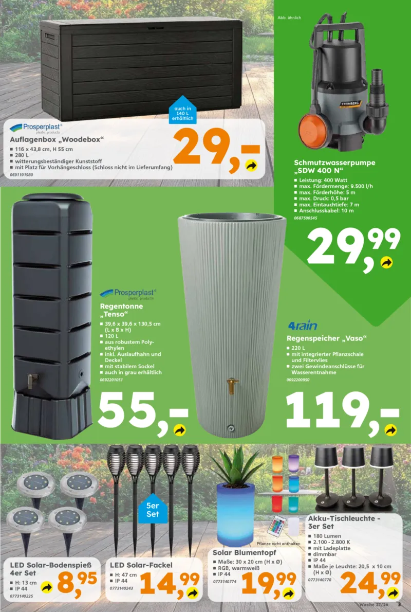 Globus Baumarkt Prospekt vom 29.06.2026, Seite 3