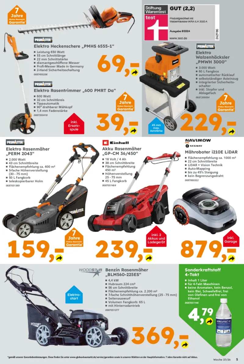 Globus Baumarkt Prospekt vom 29.06.2026, Seite 5