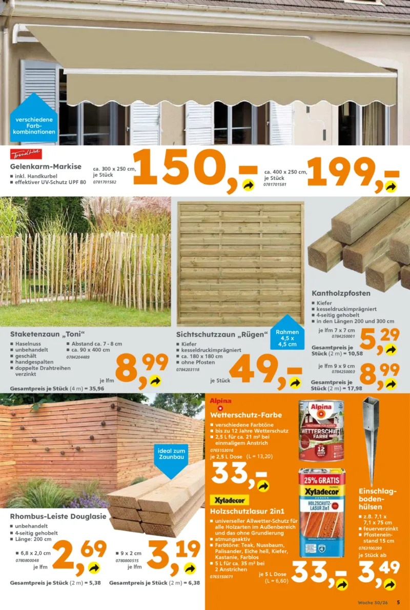 Globus Baumarkt Prospekt vom 20.07.2026, Seite 5