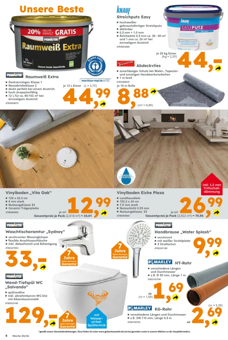 Globus Baumarkt Prospekt vom 20.07.2026, Seite 6