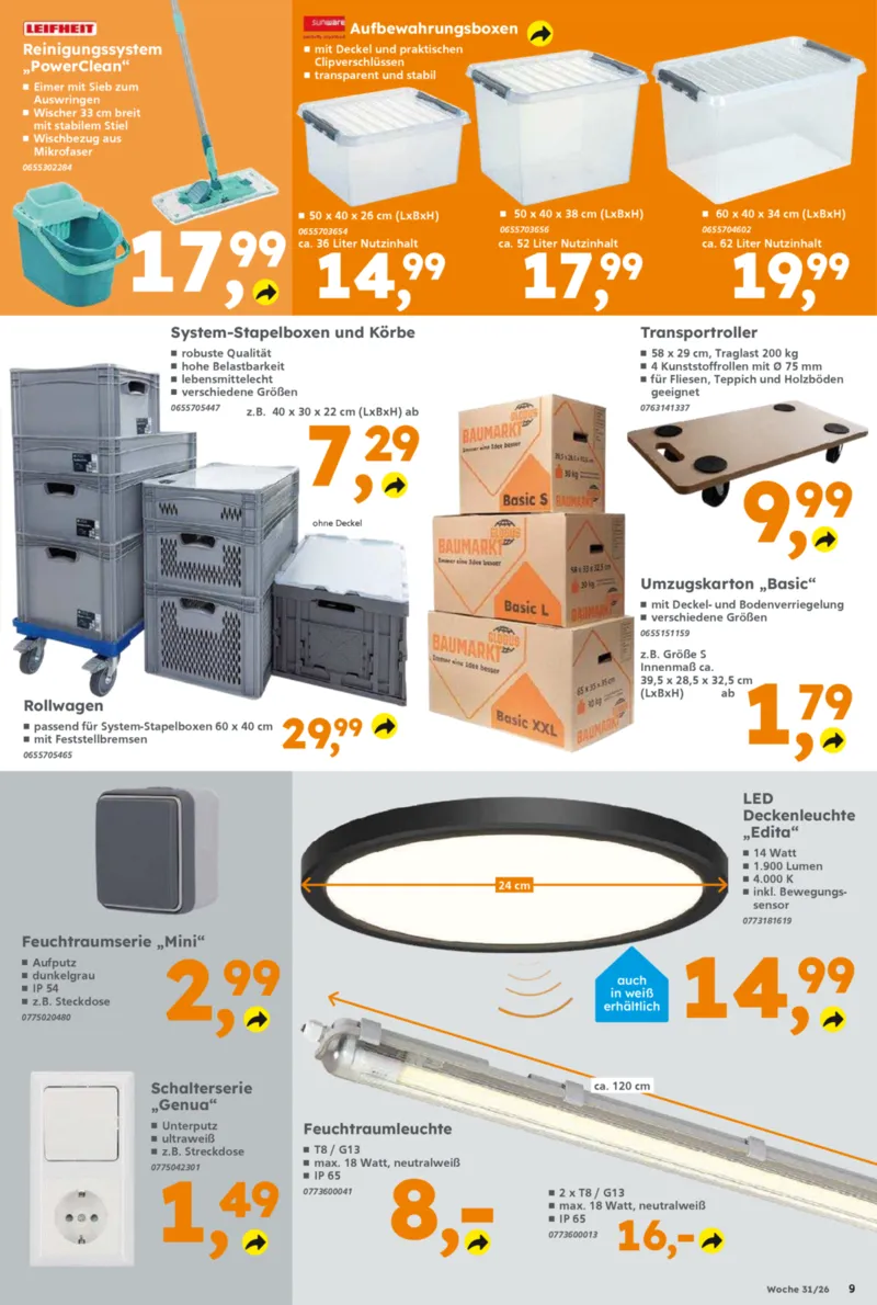 Globus Baumarkt Prospekt vom 27.07.2026, Seite 9