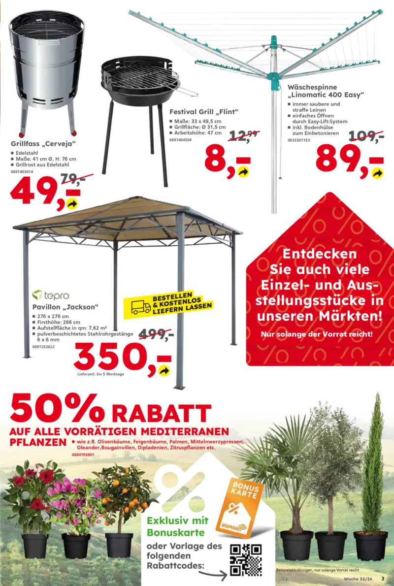 Globus Baumarkt Prospekt vom 03.08.2026, Seite 3