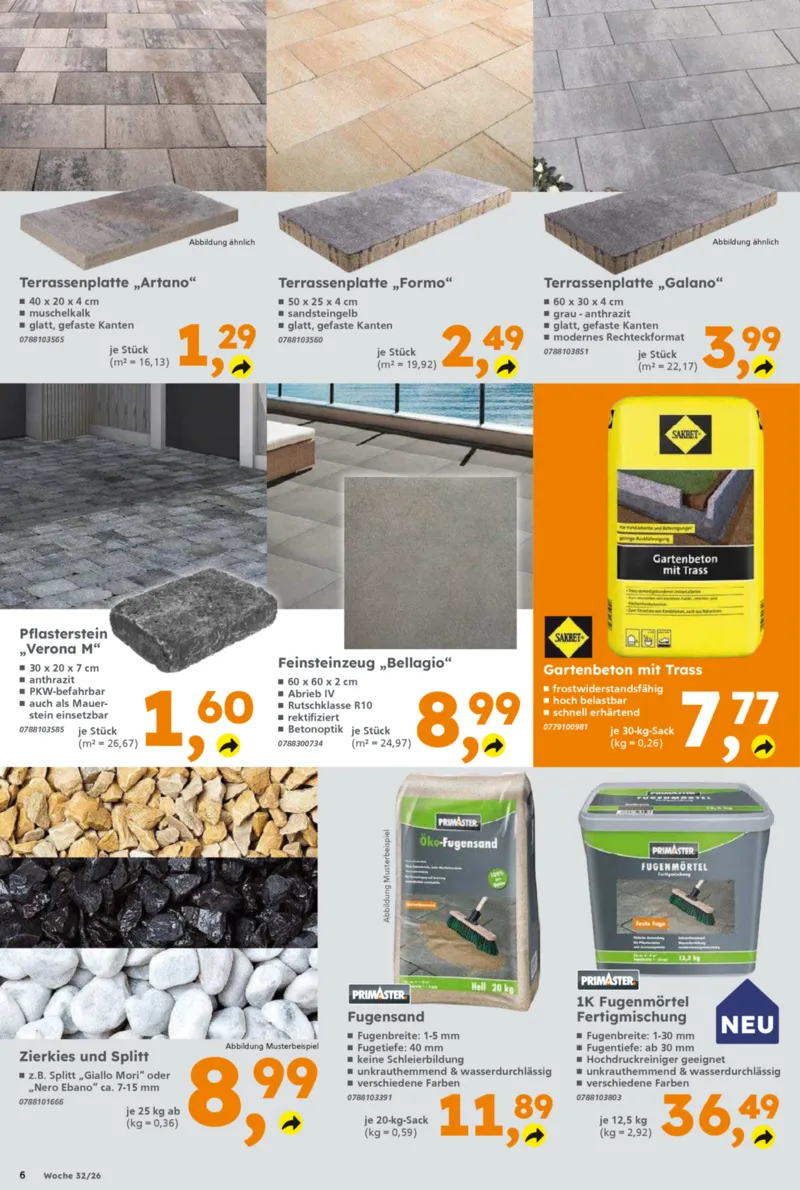 Globus Baumarkt Prospekt vom 03.08.2026, Seite 6