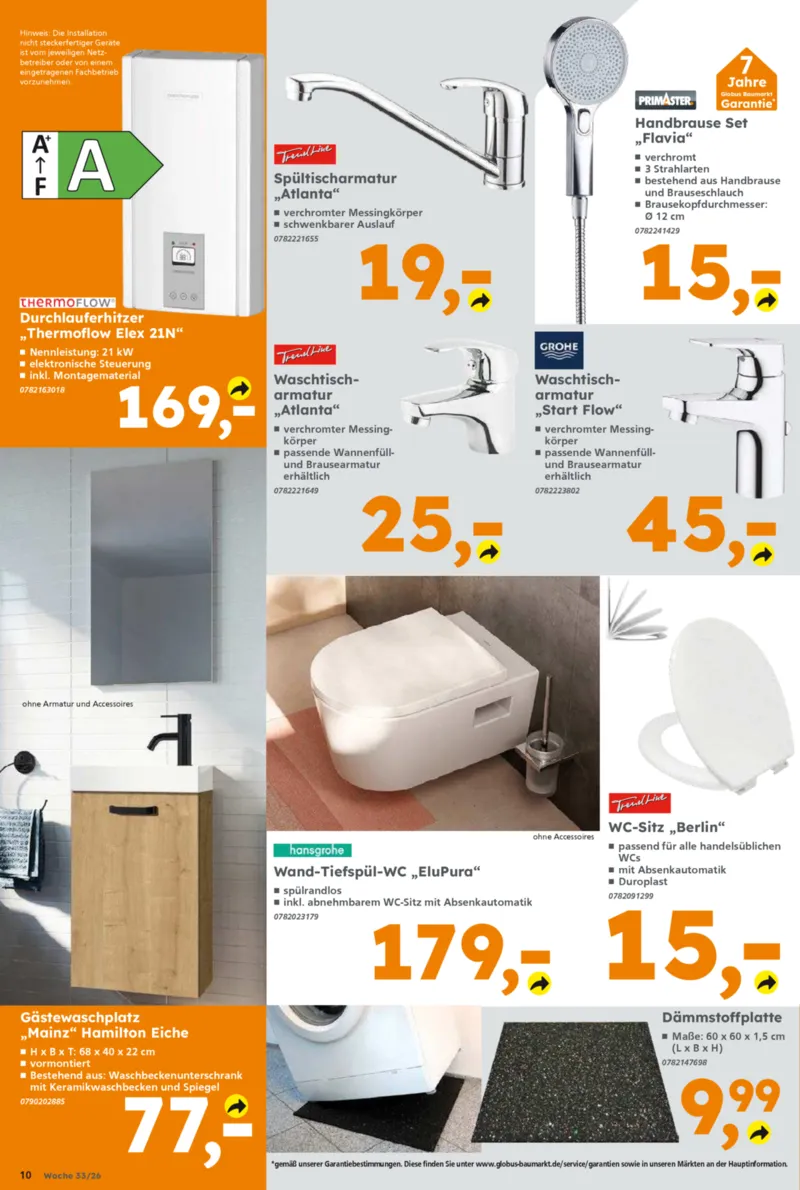 Globus Baumarkt Prospekt vom 10.08.2026, Seite 10