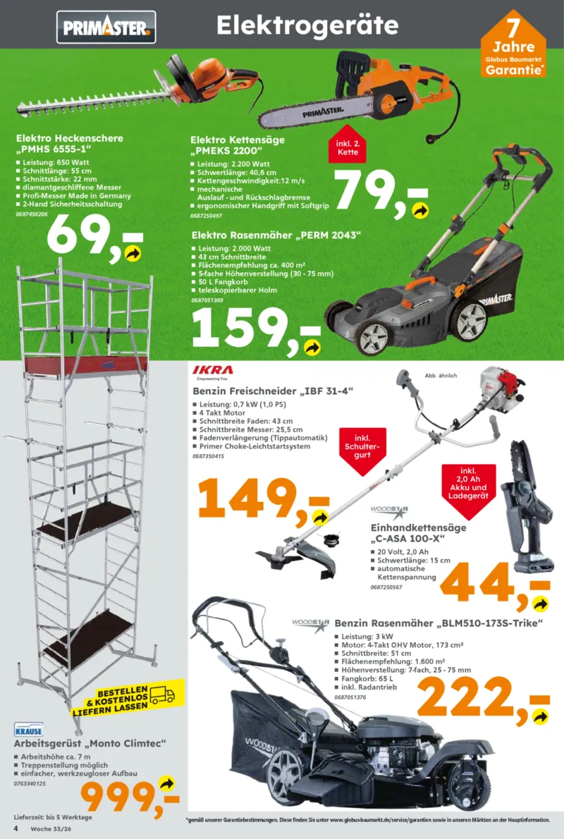 Globus Baumarkt Prospekt vom 10.08.2026, Seite 4