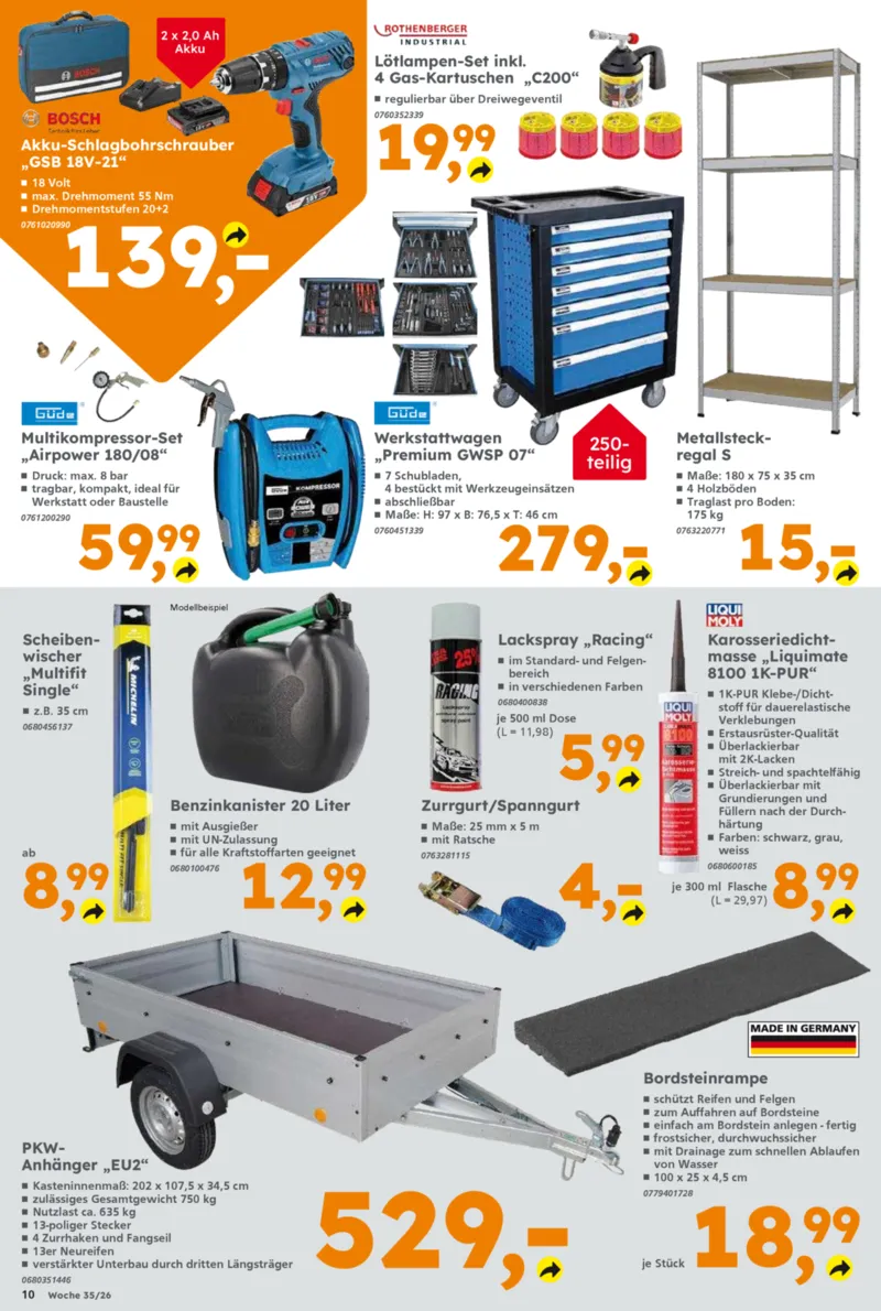 Globus Baumarkt Prospekt vom 24.08.2026, Seite 10