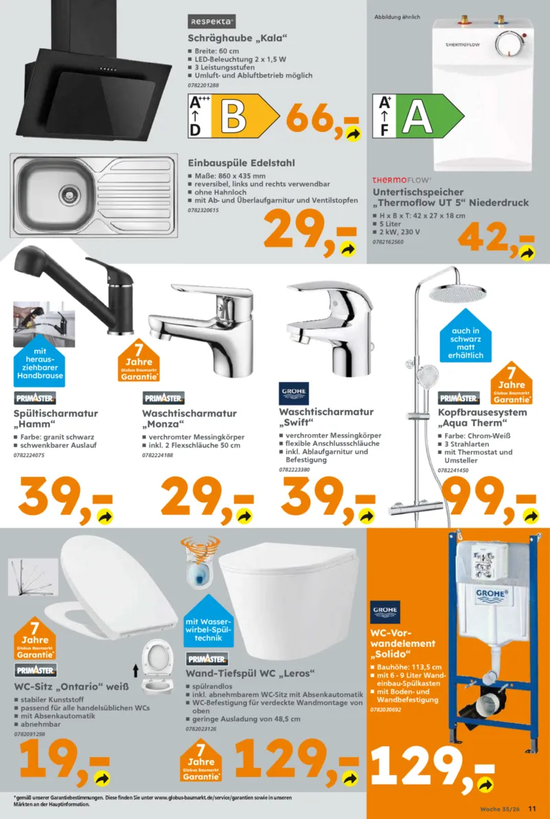 Globus Baumarkt Prospekt vom 24.08.2026, Seite 11